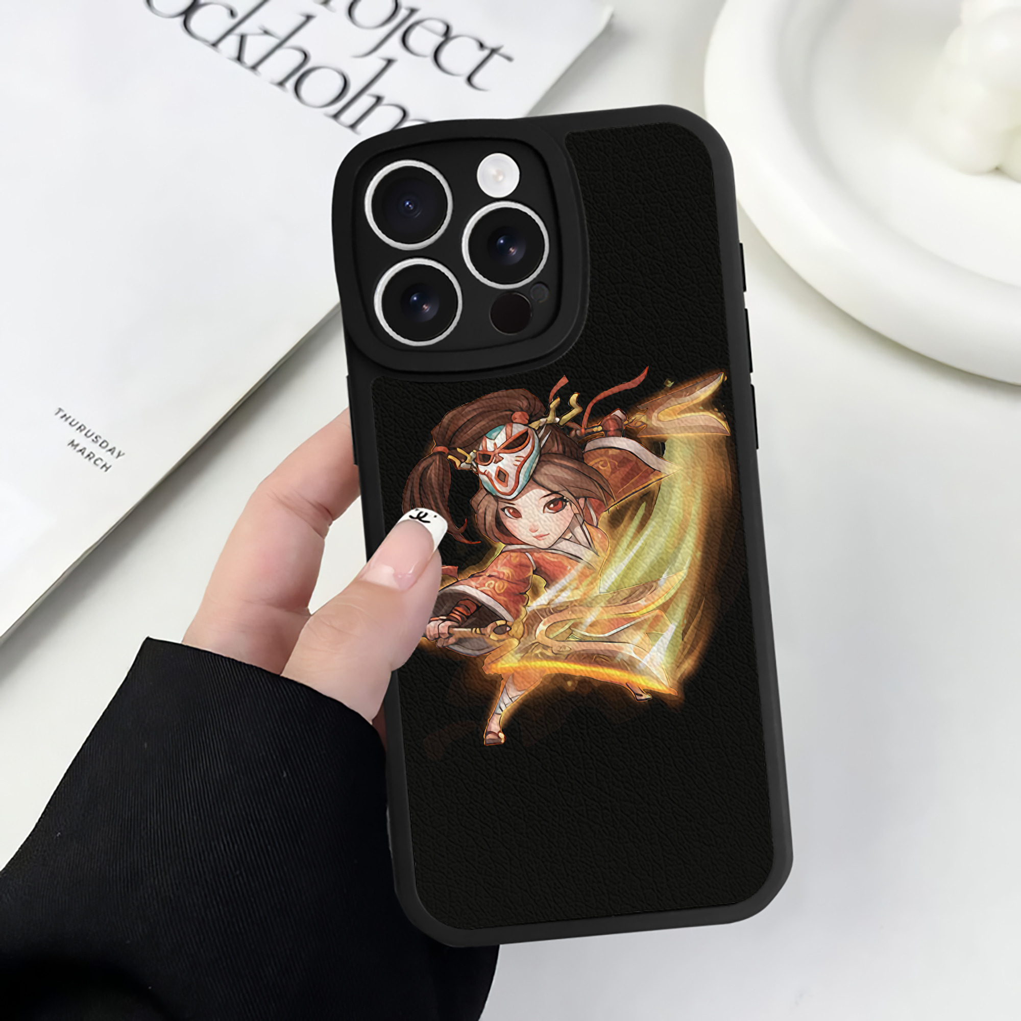 （画像用） リーグ・オブ・レジェンド League of Legends LOL 【iPhone 16シリーズ対応】シリコンスマホケース（レザー調） 材質：シリコン